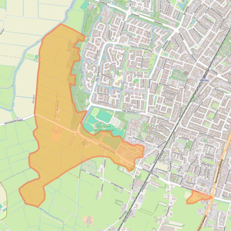 Kaart van postcodegebied 1852PT.