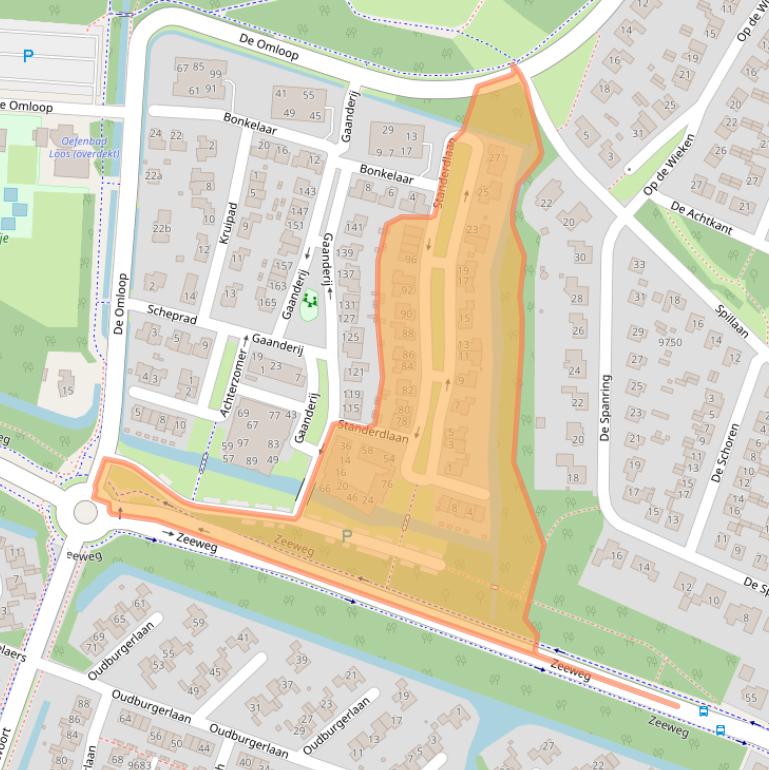 Kaart van postcodegebied 1852RX.