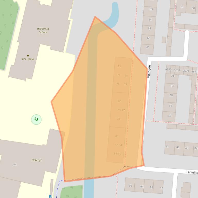 Kaart van postcodegebied 1852TE.