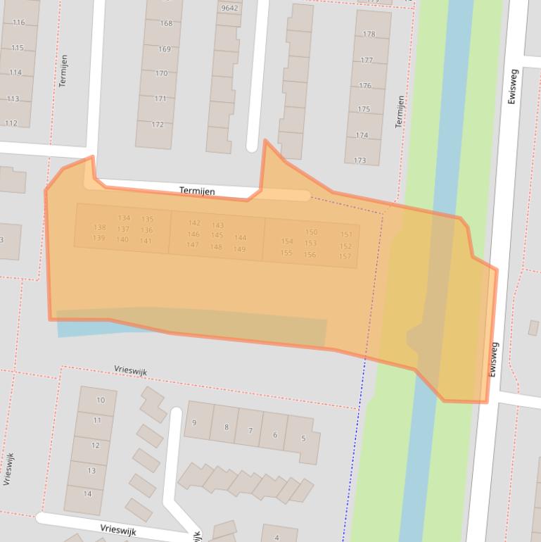 Kaart van postcodegebied 1852TJ.