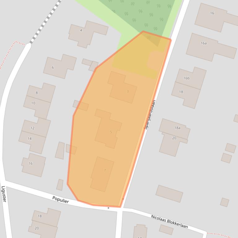 Kaart van postcodegebied 1853AH.