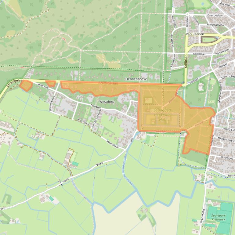 Kaart van postcodegebied 1861CL.