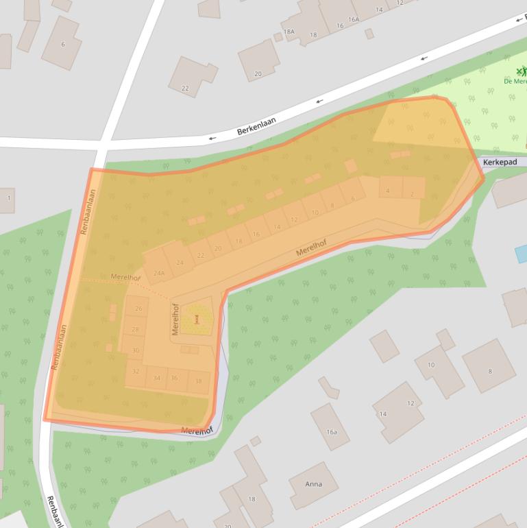 Kaart van postcodegebied 1861CW.