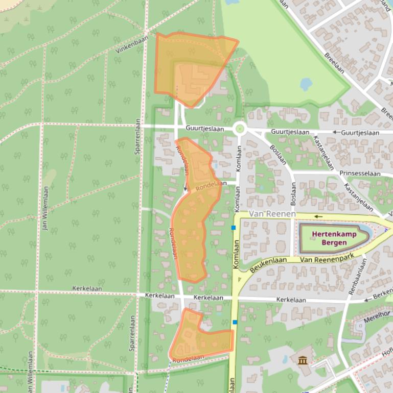 Kaart van postcodegebied 1861ED.