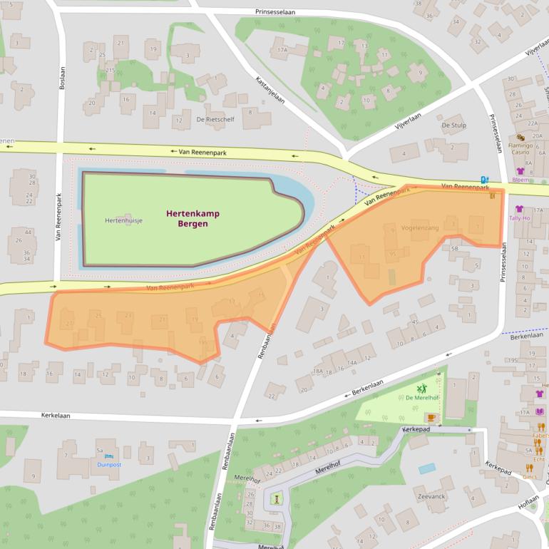 Kaart van postcodegebied 1861EK.