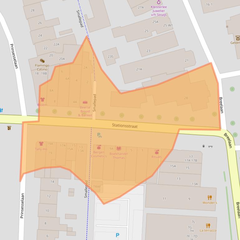 Kaart van postcodegebied 1861GA.