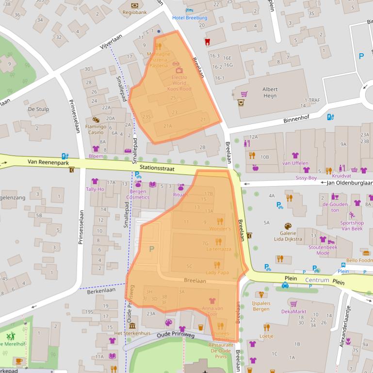 Kaart van postcodegebied 1861GC.