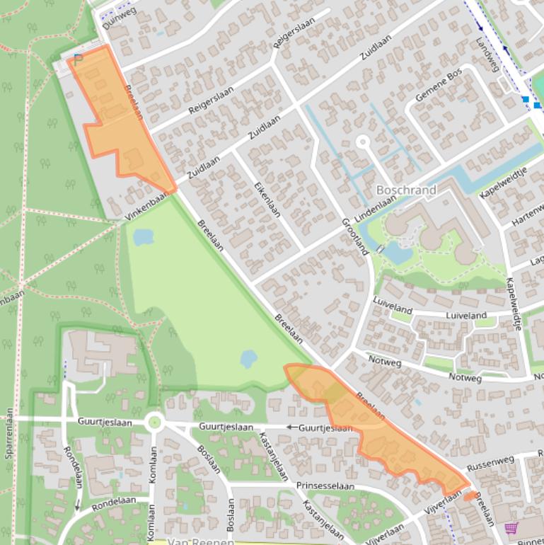 Kaart van postcodegebied 1861GD.