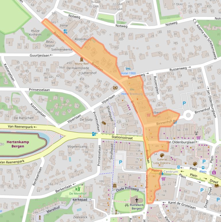 Kaart van postcodegebied 1861GE.