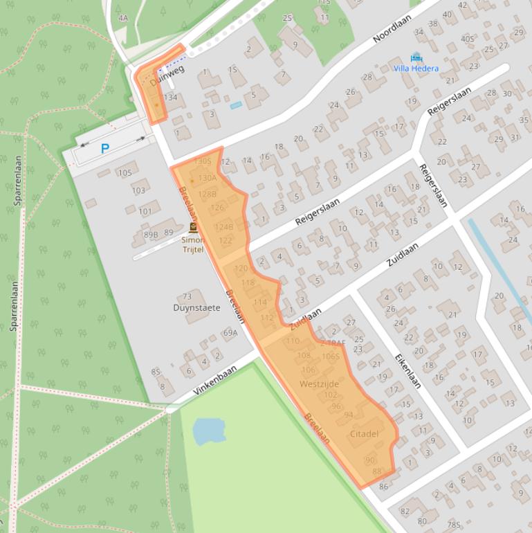 Kaart van postcodegebied 1861GH.