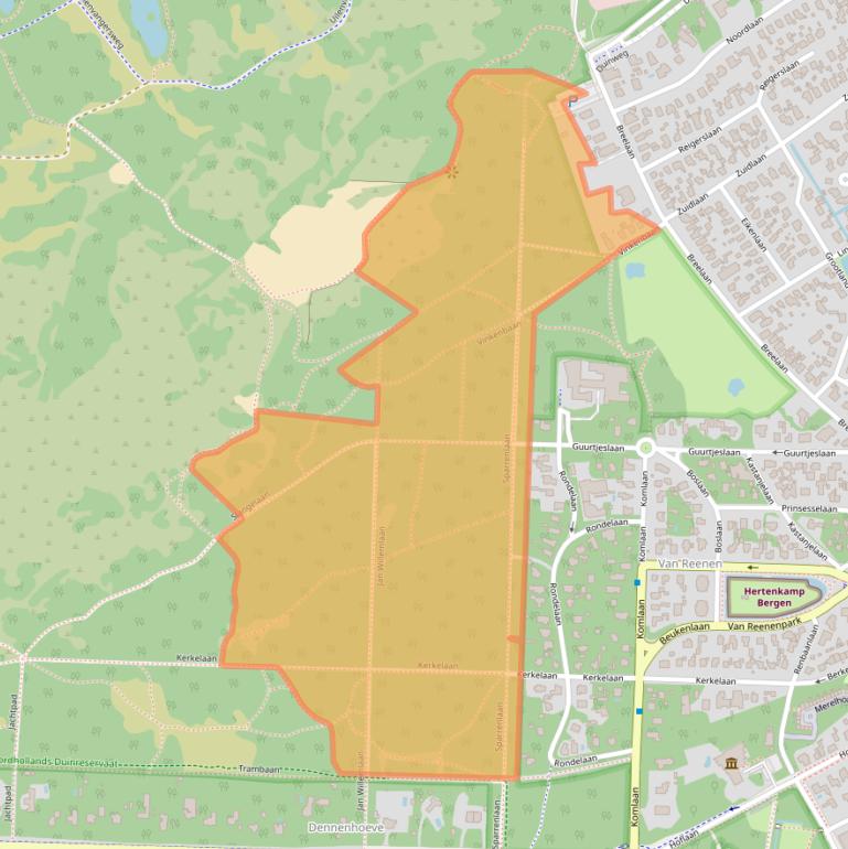 Kaart van postcodegebied 1861GJ.