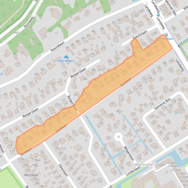 Kaart van postcodegebied 1861GS.