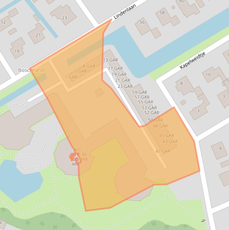 Kaart van postcodegebied 1861HC.