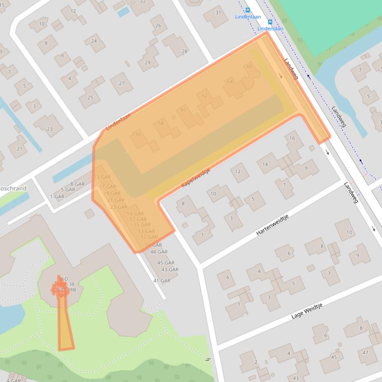 Kaart van postcodegebied 1861HD.