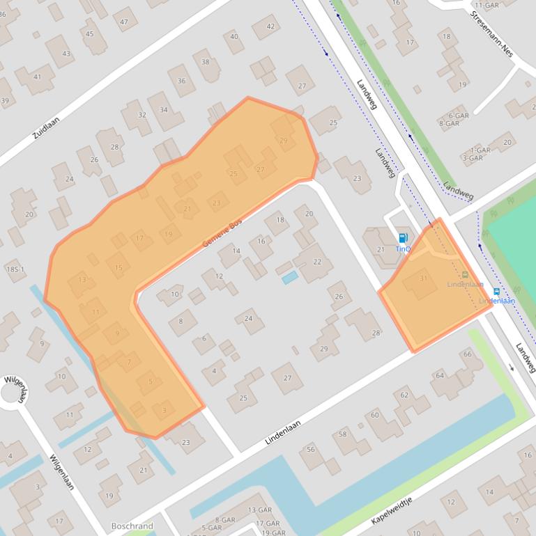 Kaart van postcodegebied 1861HE.