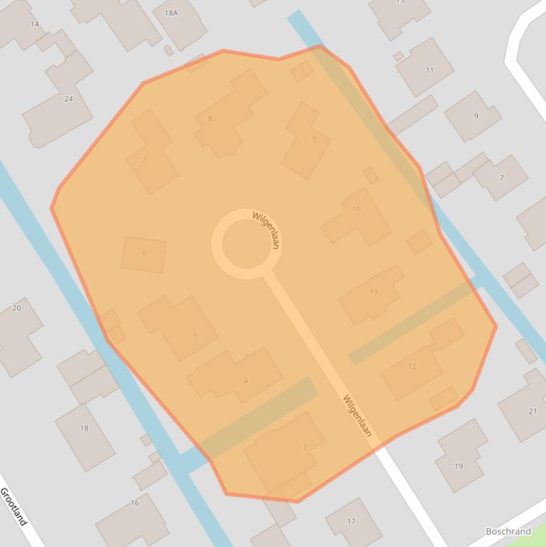 Kaart van postcodegebied 1861HH.