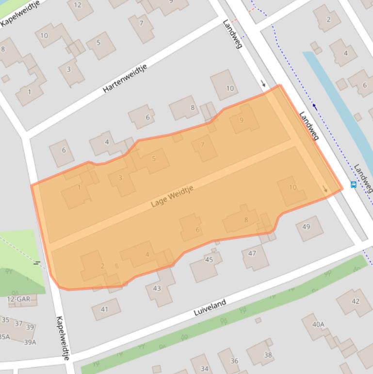 Kaart van postcodegebied 1861JE.