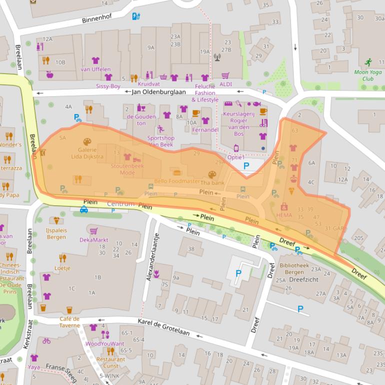 Kaart van postcodegebied 1861JX.