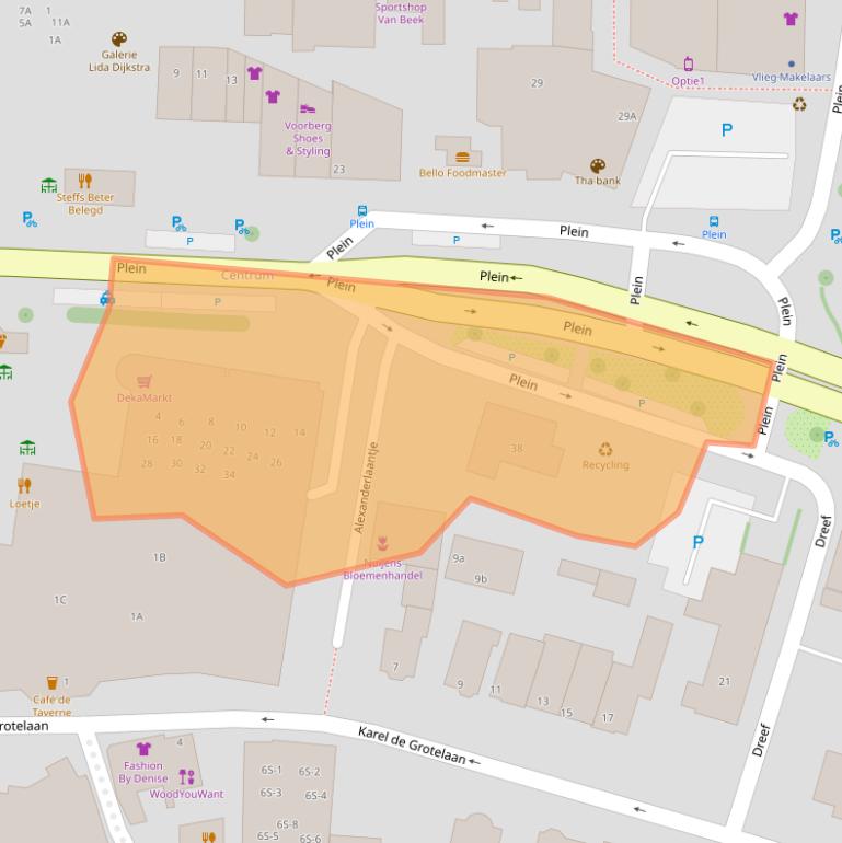 Kaart van postcodegebied 1861JZ.