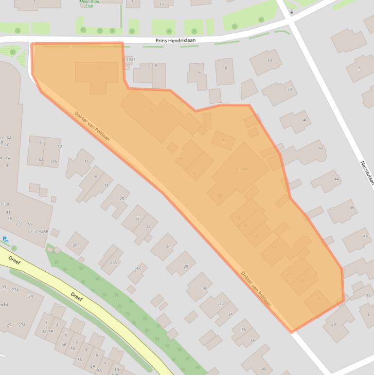 Kaart van postcodegebied 1861KA.