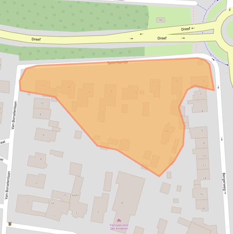 Kaart van postcodegebied 1861KG.