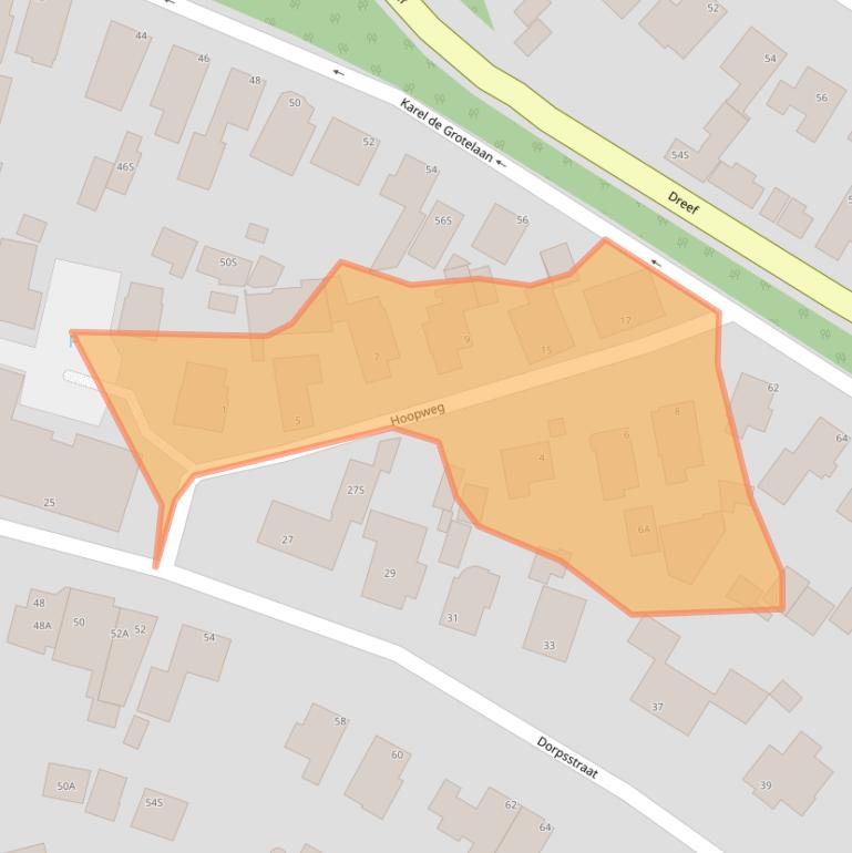 Kaart van postcodegebied 1861KL.