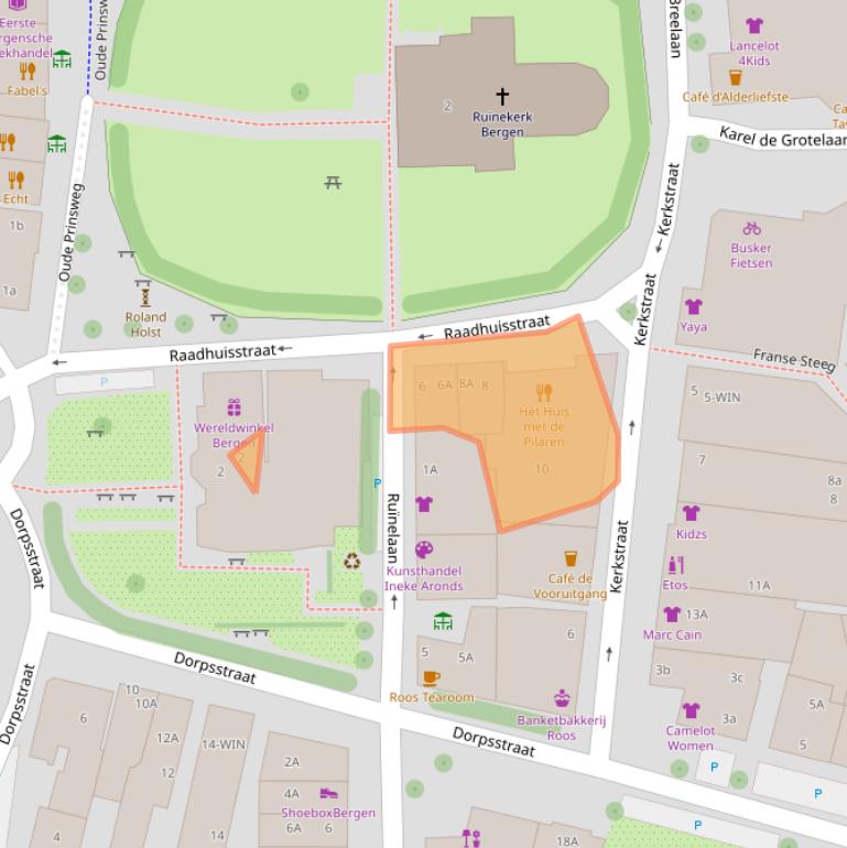 Kaart van postcodegebied 1861KS.