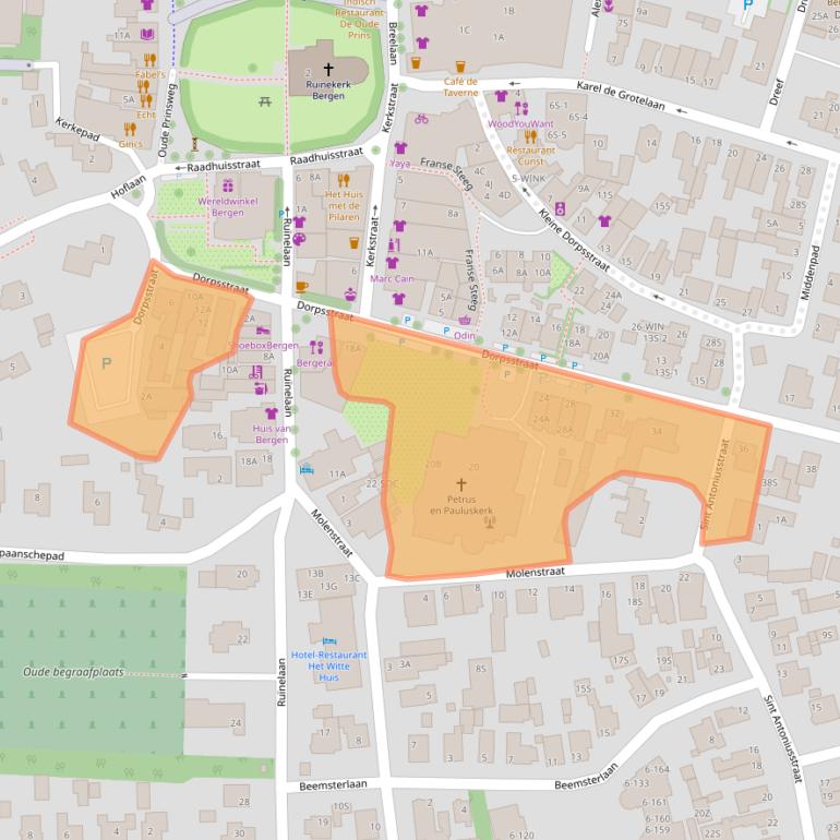 Kaart van postcodegebied 1861KW.