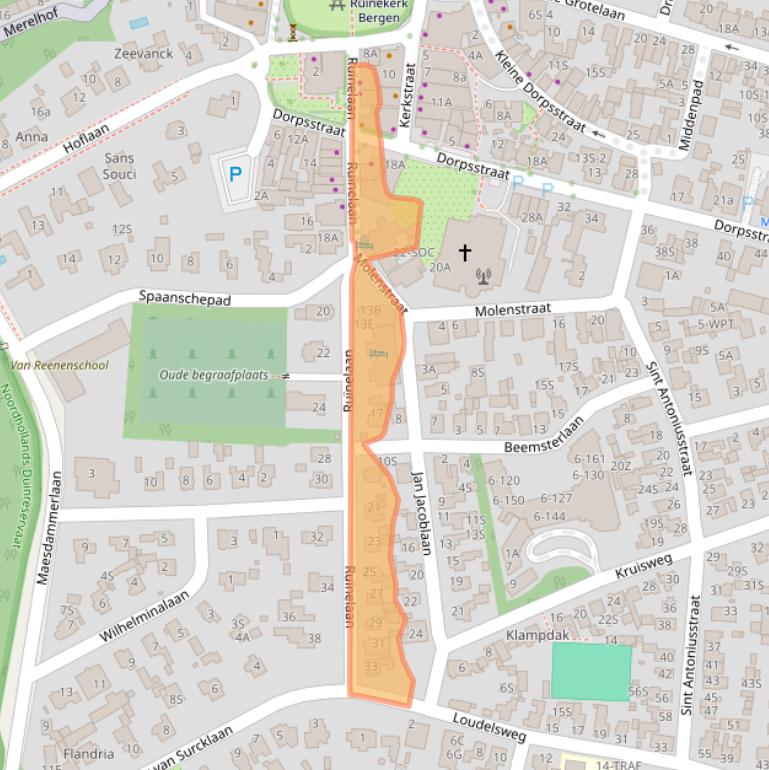 Kaart van postcodegebied 1861LK.