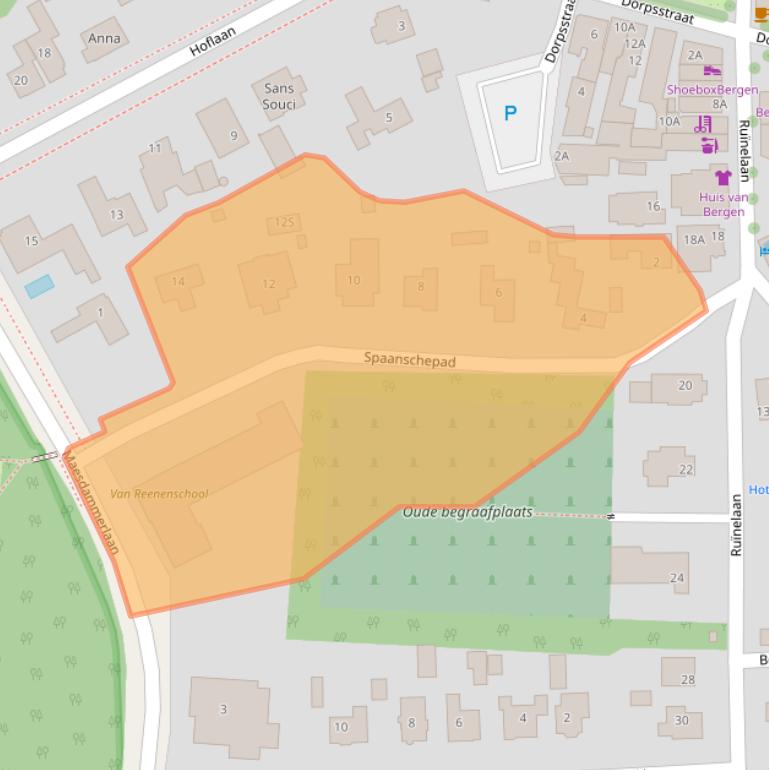 Kaart van postcodegebied 1861LM.