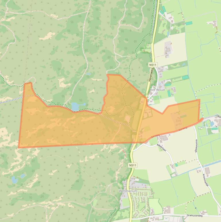 Kaart van postcodegebied 1861PD.