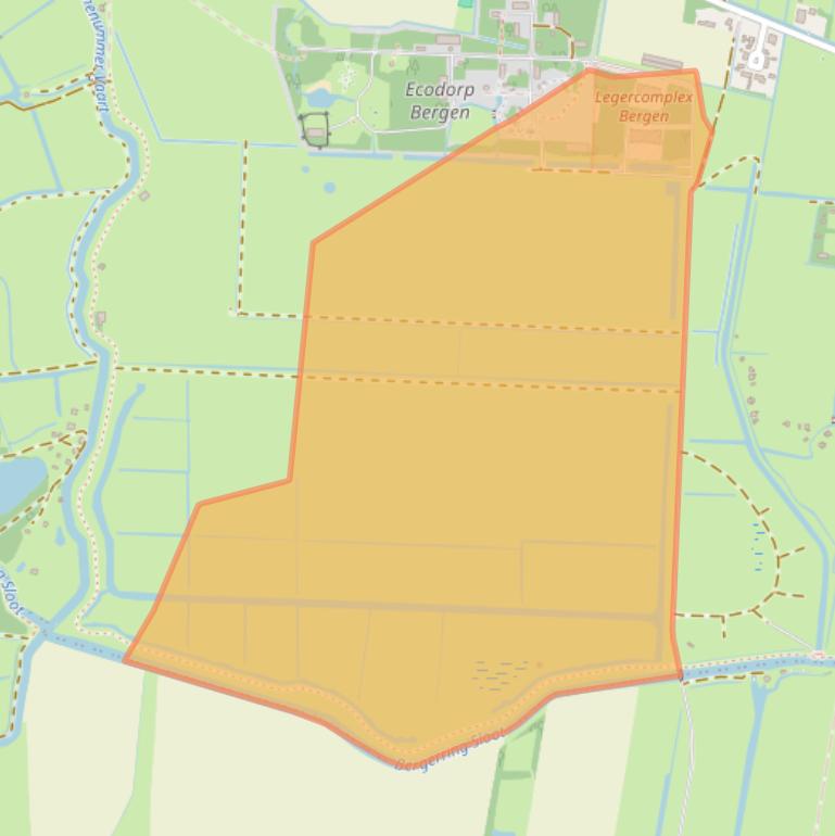 Kaart van postcodegebied 1861PJ.