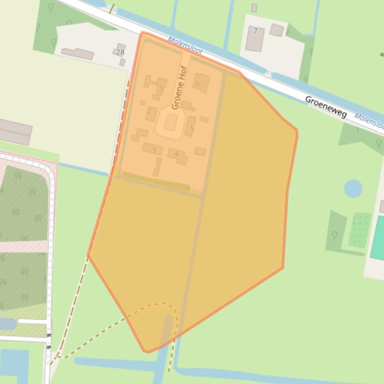 Kaart van postcodegebied 1861PK.