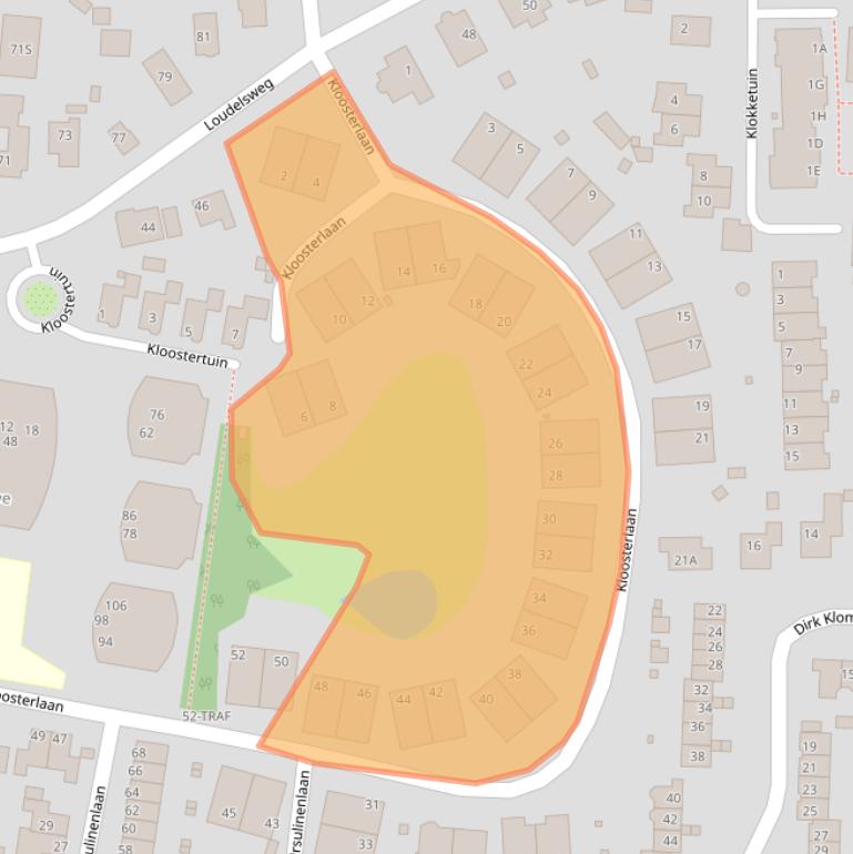 Kaart van postcodegebied 1861SE.