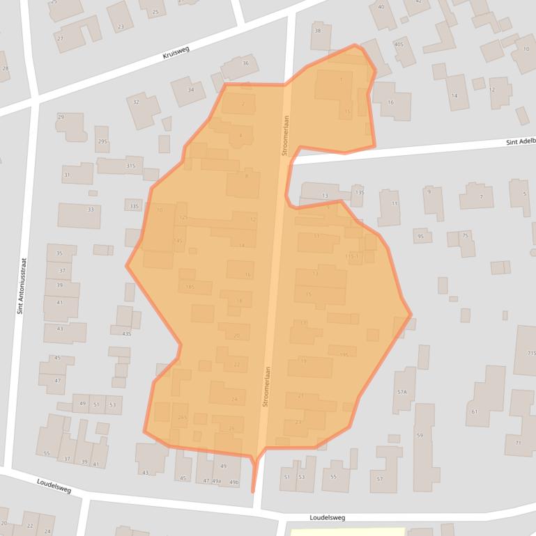 Kaart van postcodegebied 1861TJ.