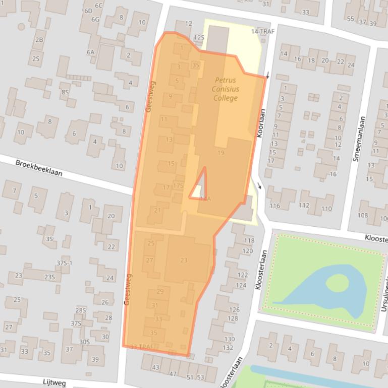 Kaart van postcodegebied 1861TL.