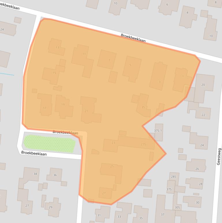 Kaart van postcodegebied 1861TN.