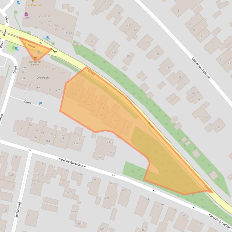 Kaart van postcodegebied 1861TX.
