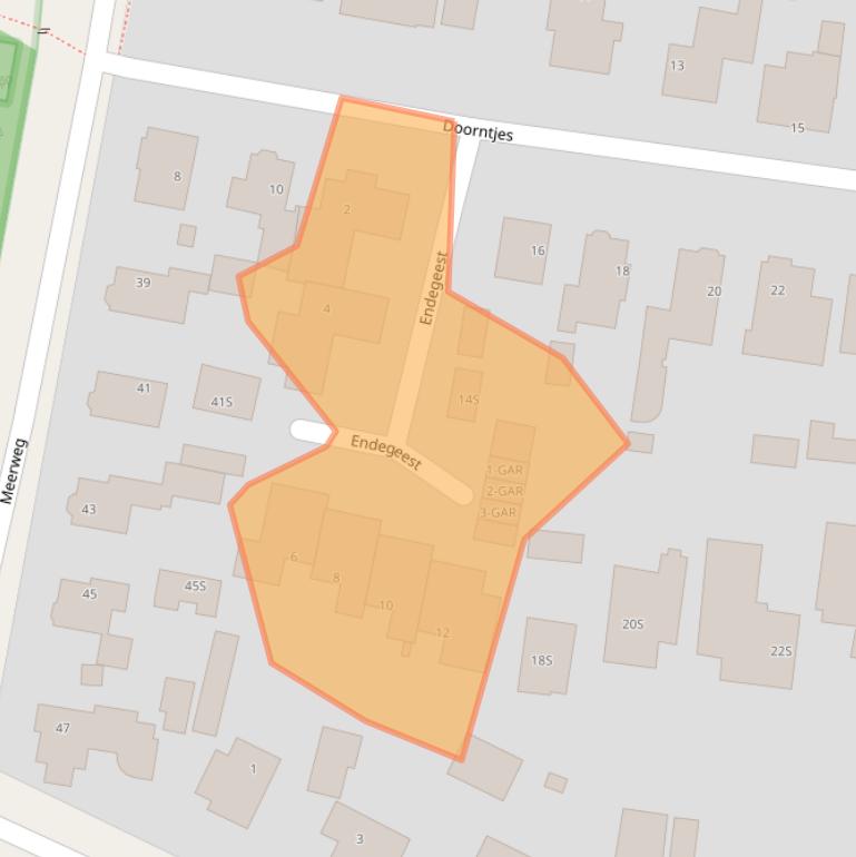 Kaart van postcodegebied 1861VL.