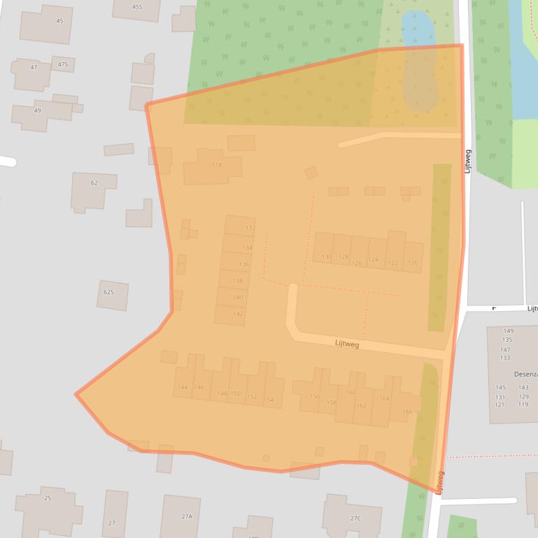 Kaart van postcodegebied 1861VP.