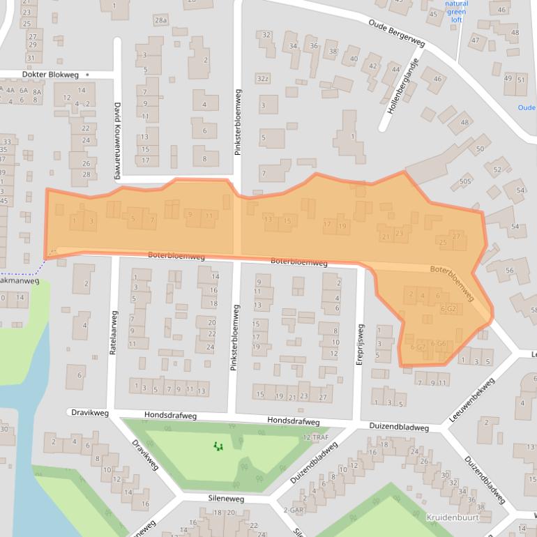 Kaart van postcodegebied 1861XS.