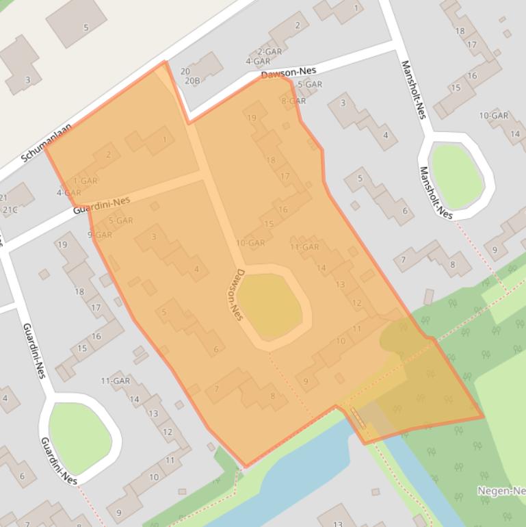 Kaart van postcodegebied 1862AG.