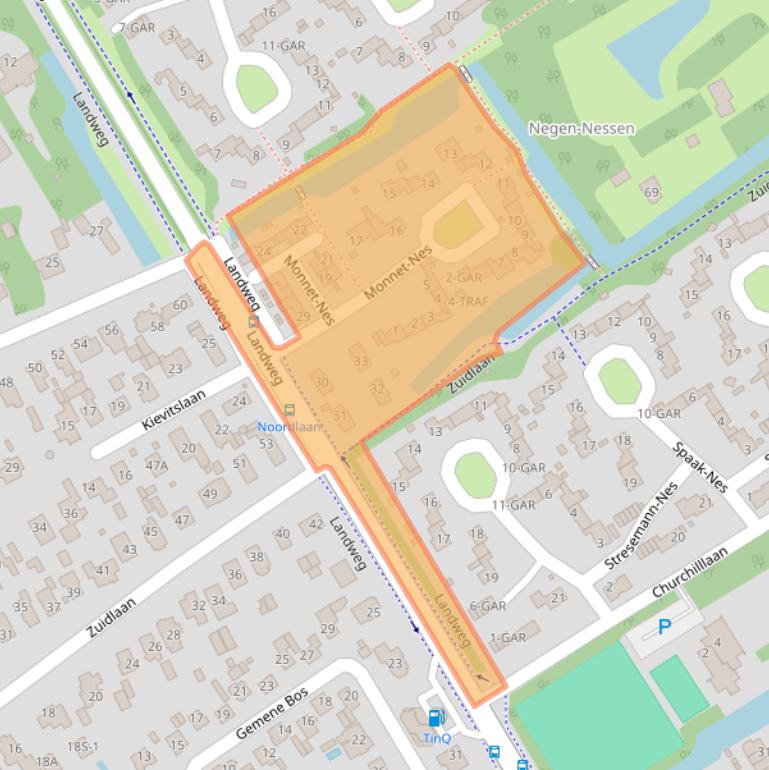 Kaart van postcodegebied 1862AL.