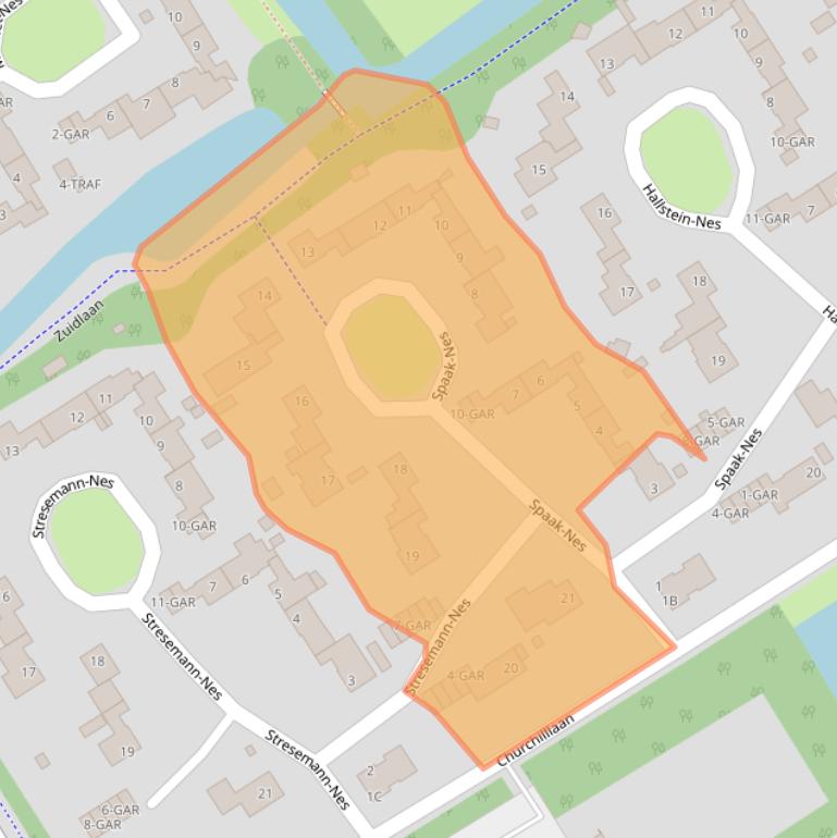 Kaart van postcodegebied 1862AV.