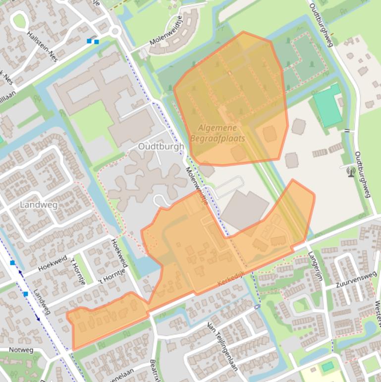 Kaart van postcodegebied 1862BD.