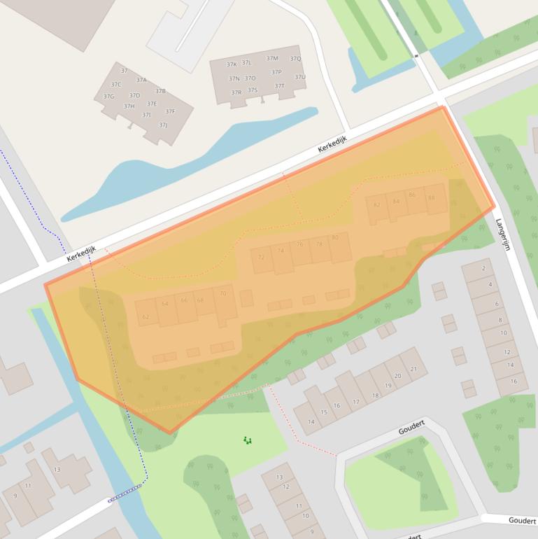 Kaart van postcodegebied 1862BH.