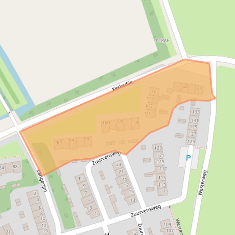 Kaart van postcodegebied 1862BJ.