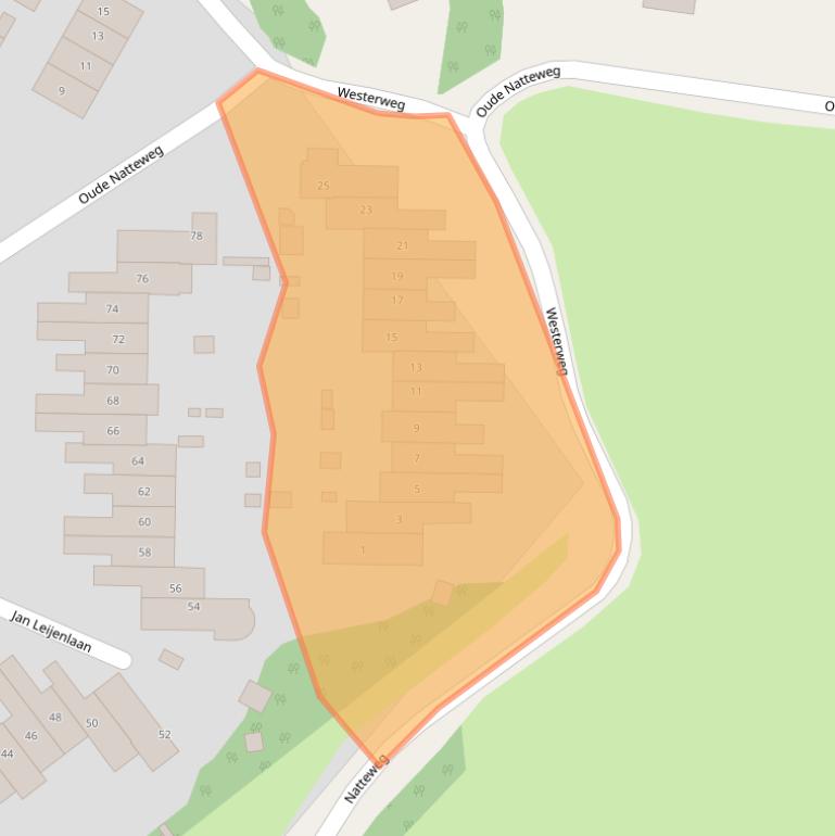 Kaart van postcodegebied 1862CA.