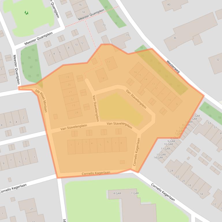 Kaart van postcodegebied 1862CH.