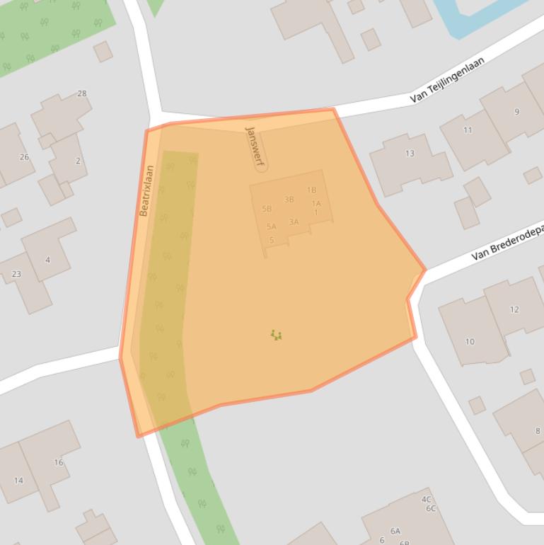 Kaart van postcodegebied 1862DP.